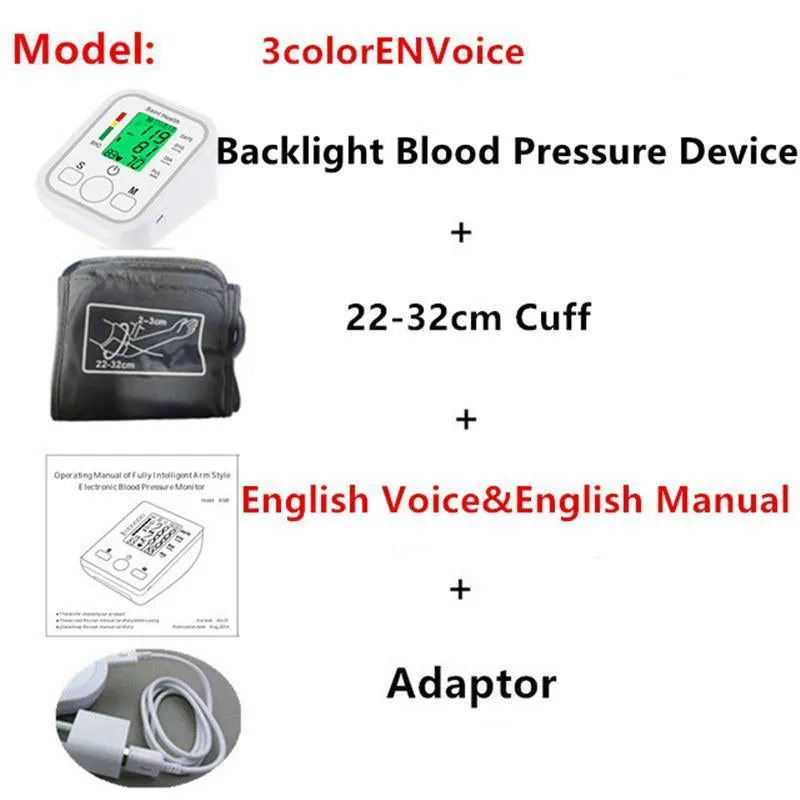 Backlit Automatic Blood Pressure Monitor