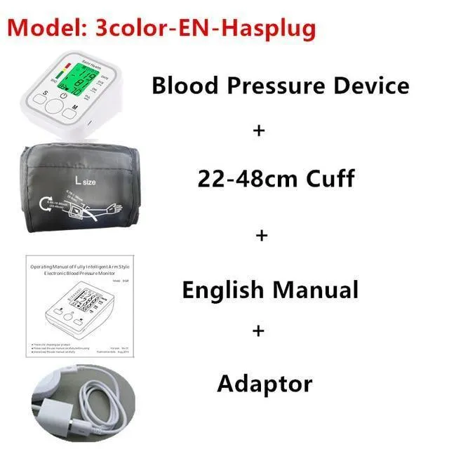 Backlit Automatic Blood Pressure Monitor