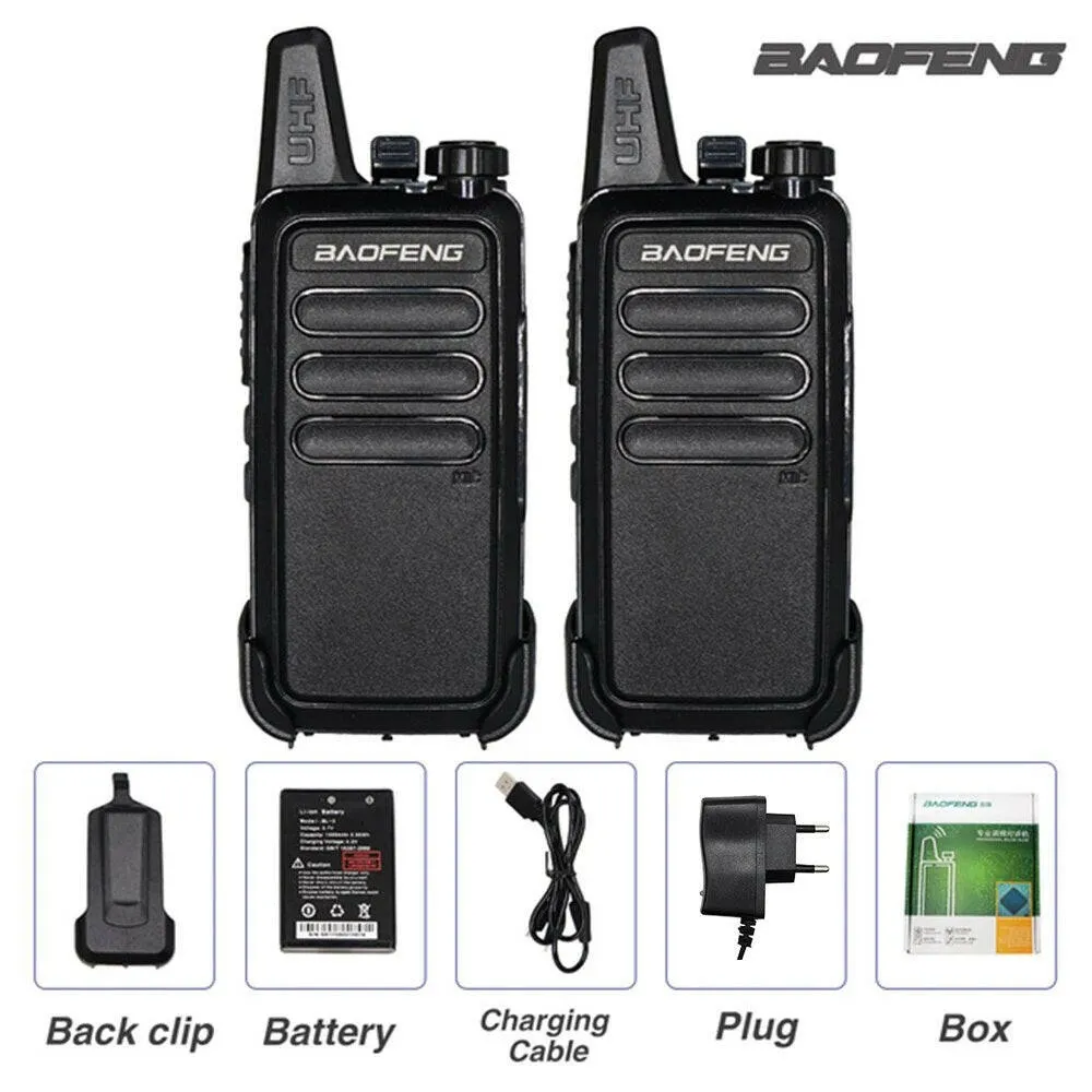 BaoFeng Walkie Talkie BF-1904 12W High Power Professional Penetrating Radio Supports Type C Charge Long Range Powerful Portable