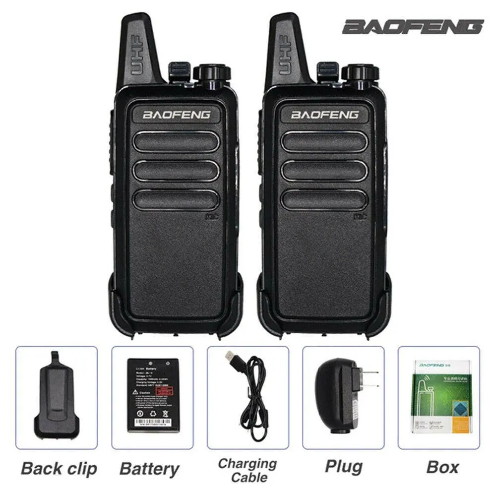 BaoFeng Walkie Talkie BF-1904 12W High Power Professional Penetrating Radio Supports Type C Charge Long Range Powerful Portable