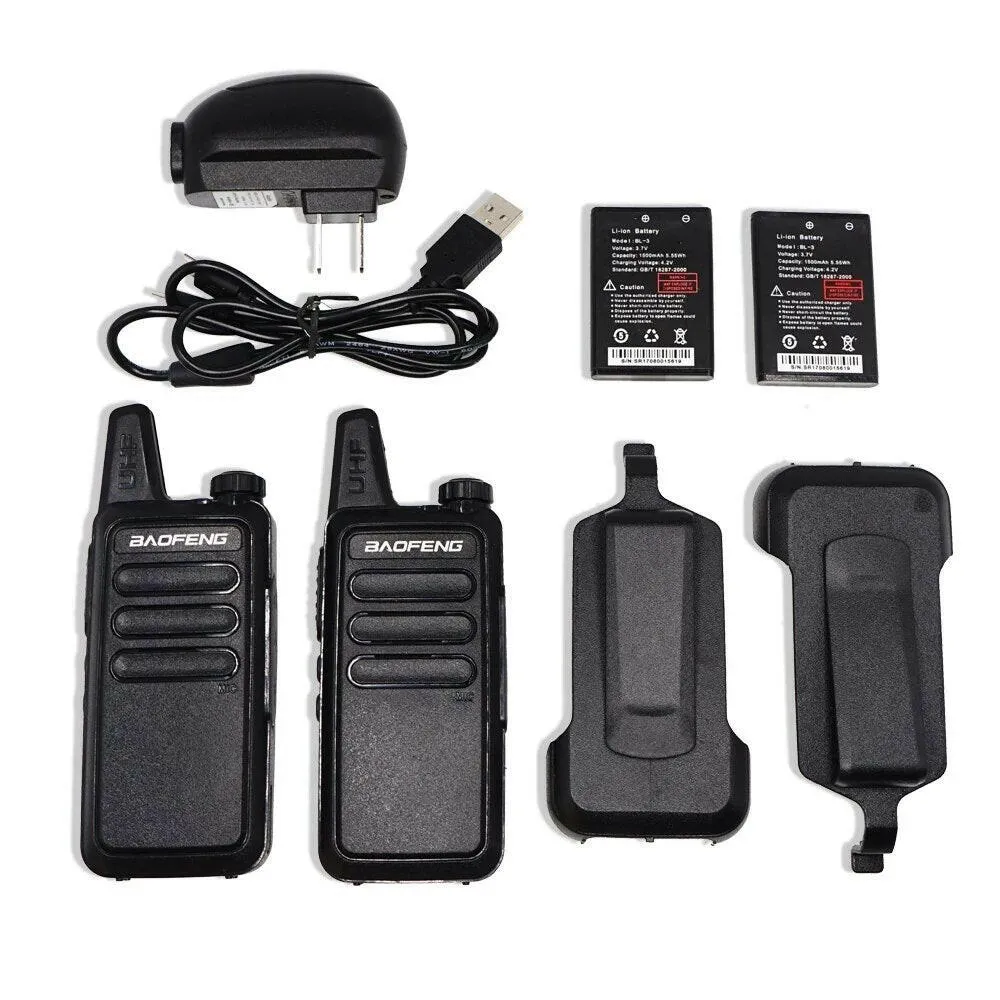 BaoFeng Walkie Talkie BF-1904 12W High Power Professional Penetrating Radio Supports Type C Charge Long Range Powerful Portable