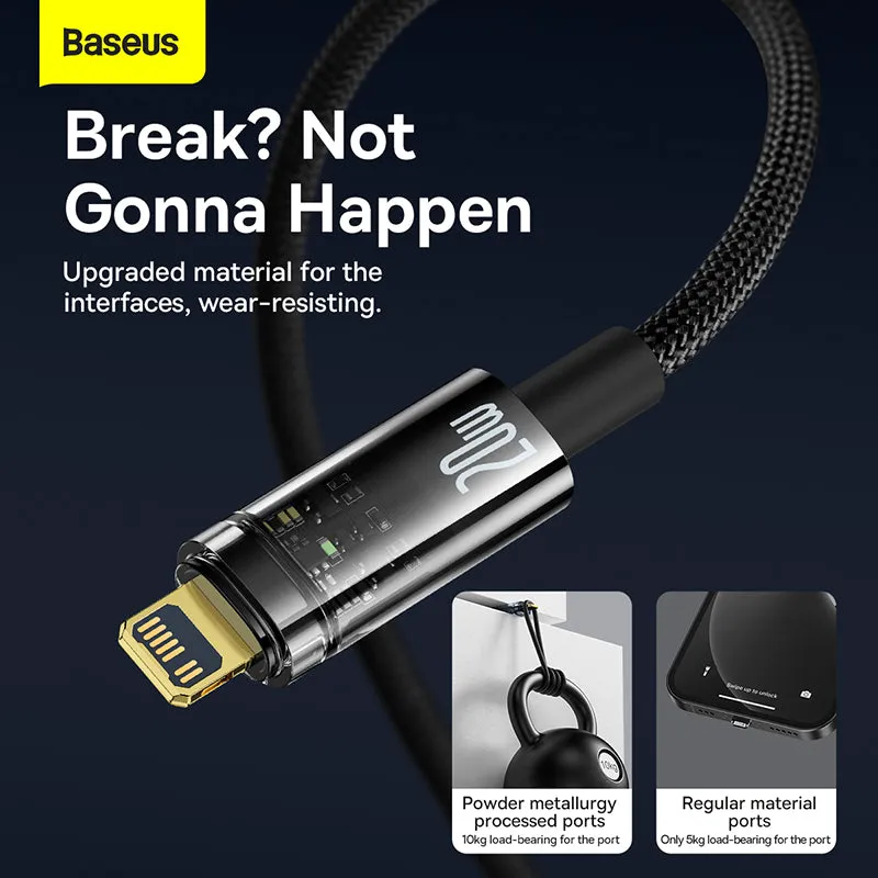 Baseus Explorer Series USB Type C - Lightning cable 20W  (CATS000001)