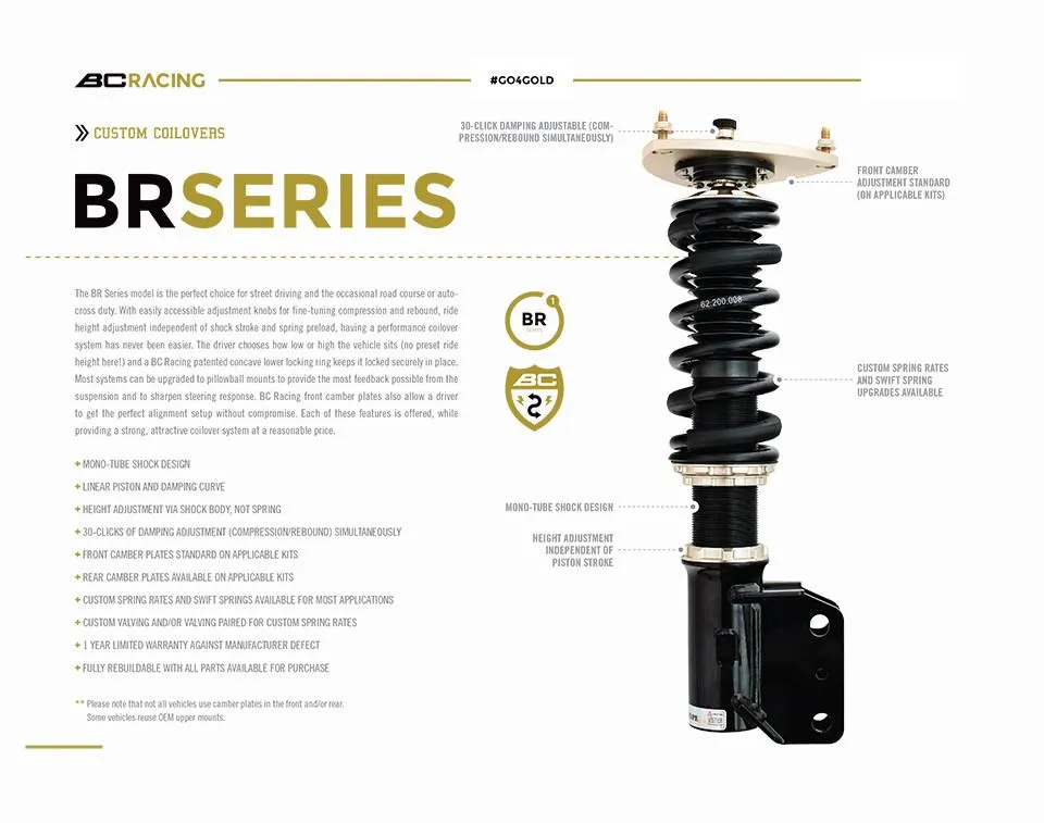 BC Racing Coilovers Dodge Charger / Challenger & SRT8 RWD (2011-2023) Z-05