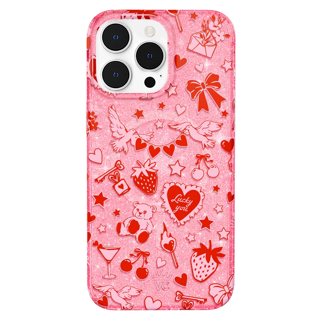 Be Mine Glitter iPhone Case