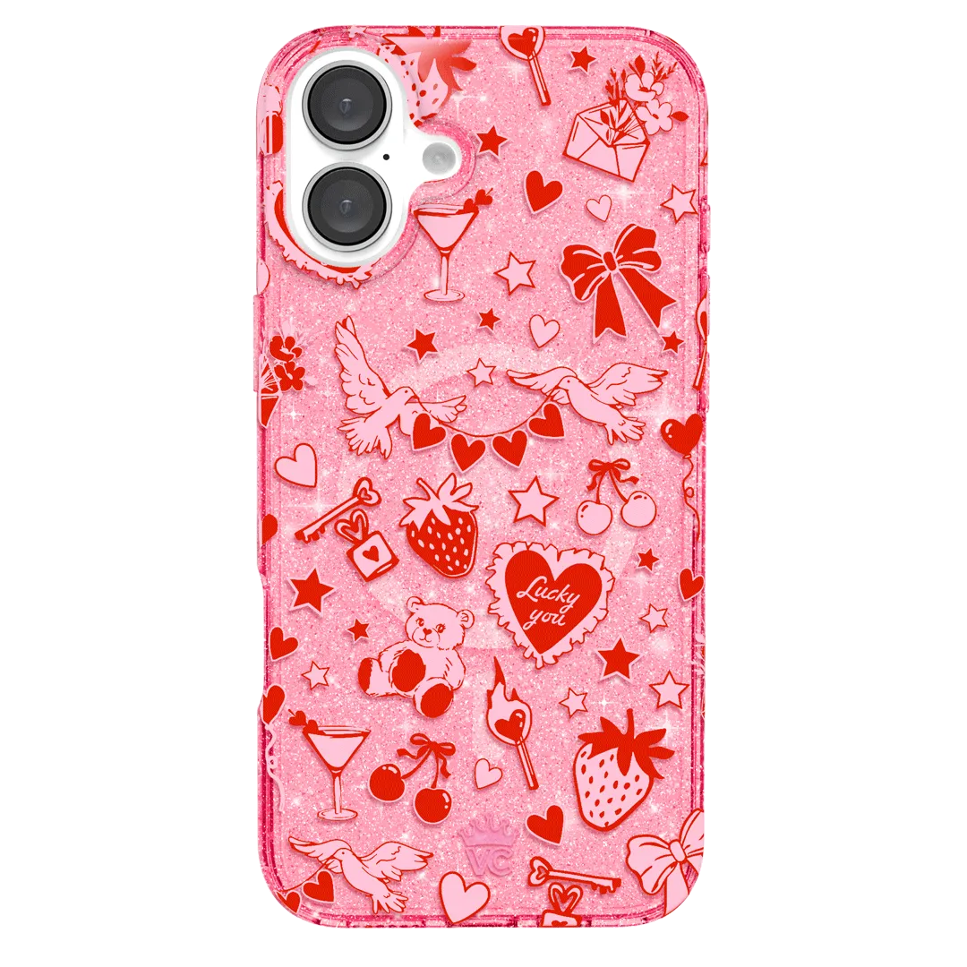 Be Mine Glitter iPhone Case