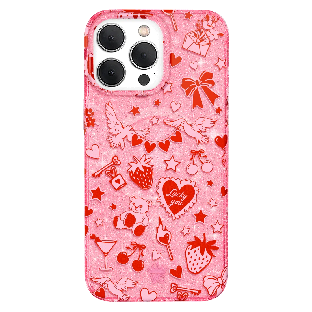 Be Mine Glitter iPhone Case