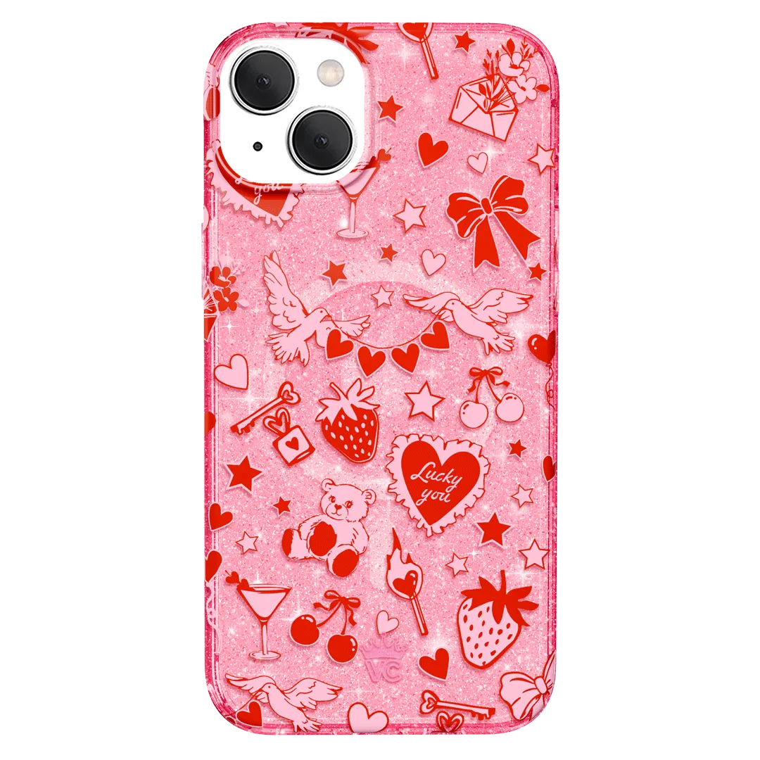 Be Mine Glitter iPhone Case