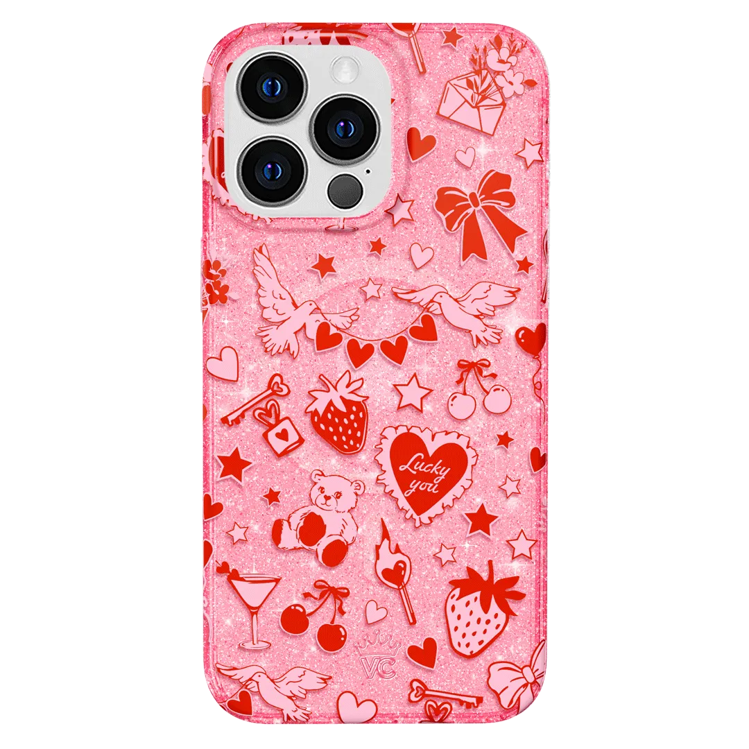 Be Mine Glitter iPhone Case