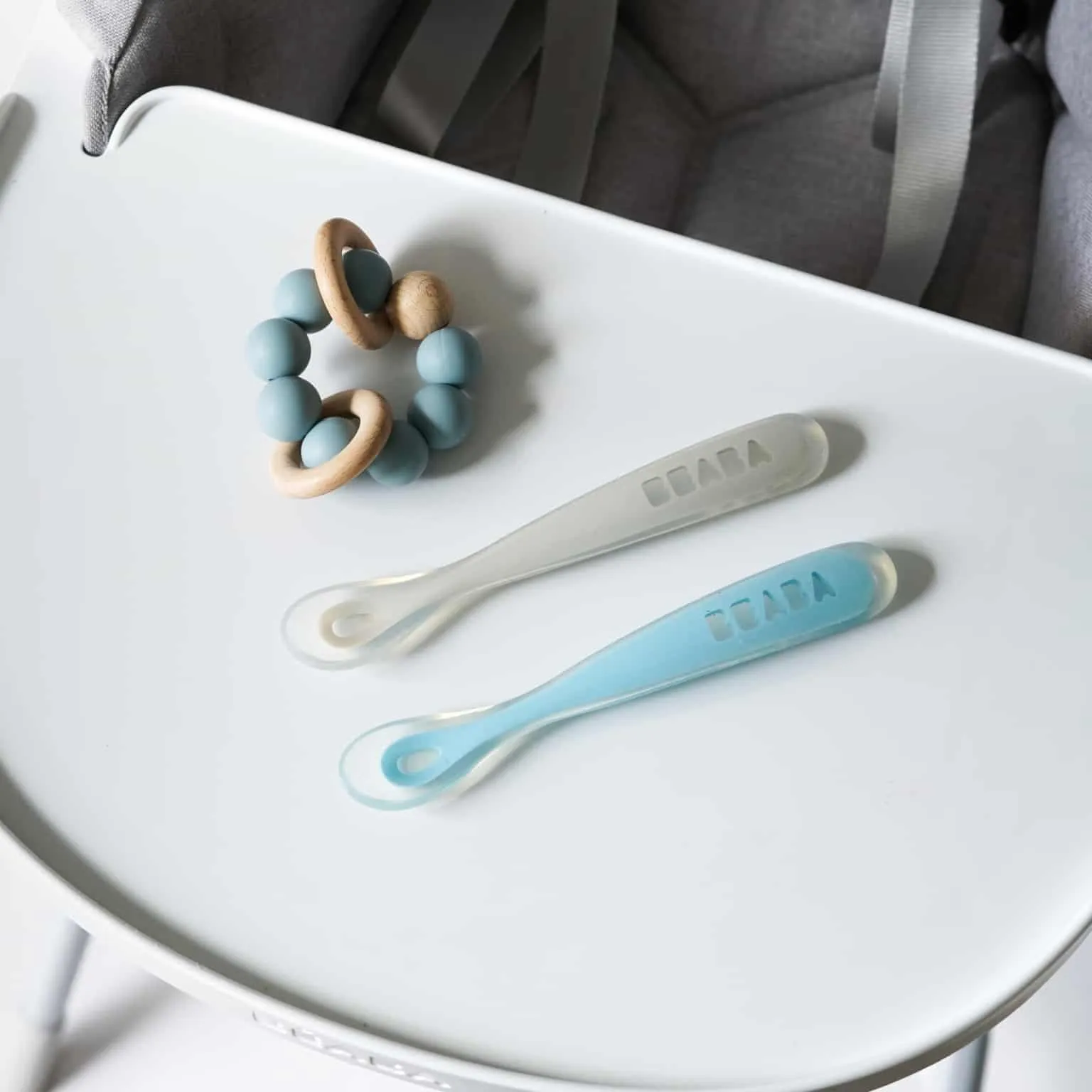 Beaba Baby First Foods - Travel Set of 2 - Cloud/Rain