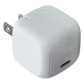 Belkin Boost-Charge USB-C 20W (5V/3A) Cubic Wall Charger (WCA009dq) - White