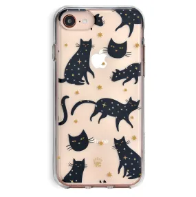 Black Cat Clear iPhone Case