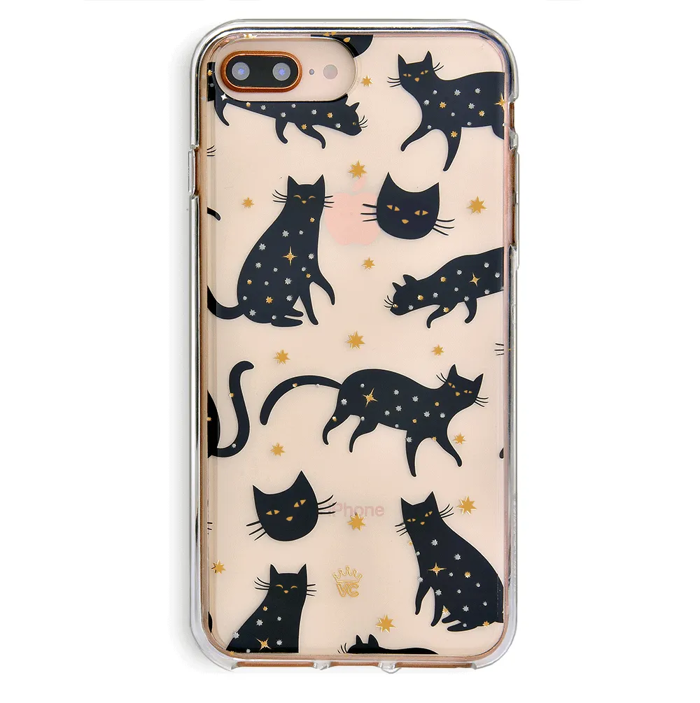 Black Cat Clear iPhone Case