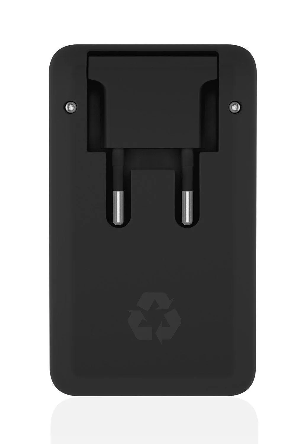 Black Lava ReCharger · 30W PD Recycled Wall Charger