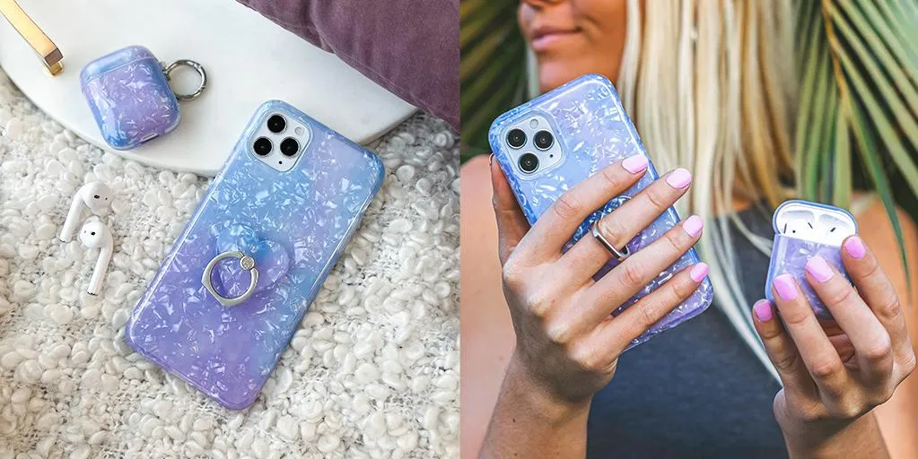 Blue Opal Quartz iPhone Case