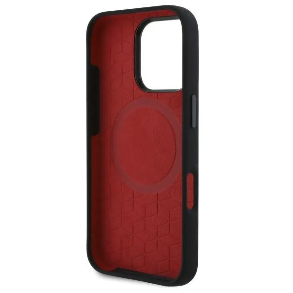 BMW Silicone Turning Lines Case with MagSafe for iPhone 16 Pro Max 6.9" Black - BMHMP16X23SLIK