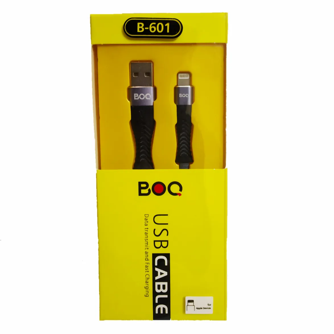 BOQ USB Cable for iPhone B-601- Data transmit and Fast Charging