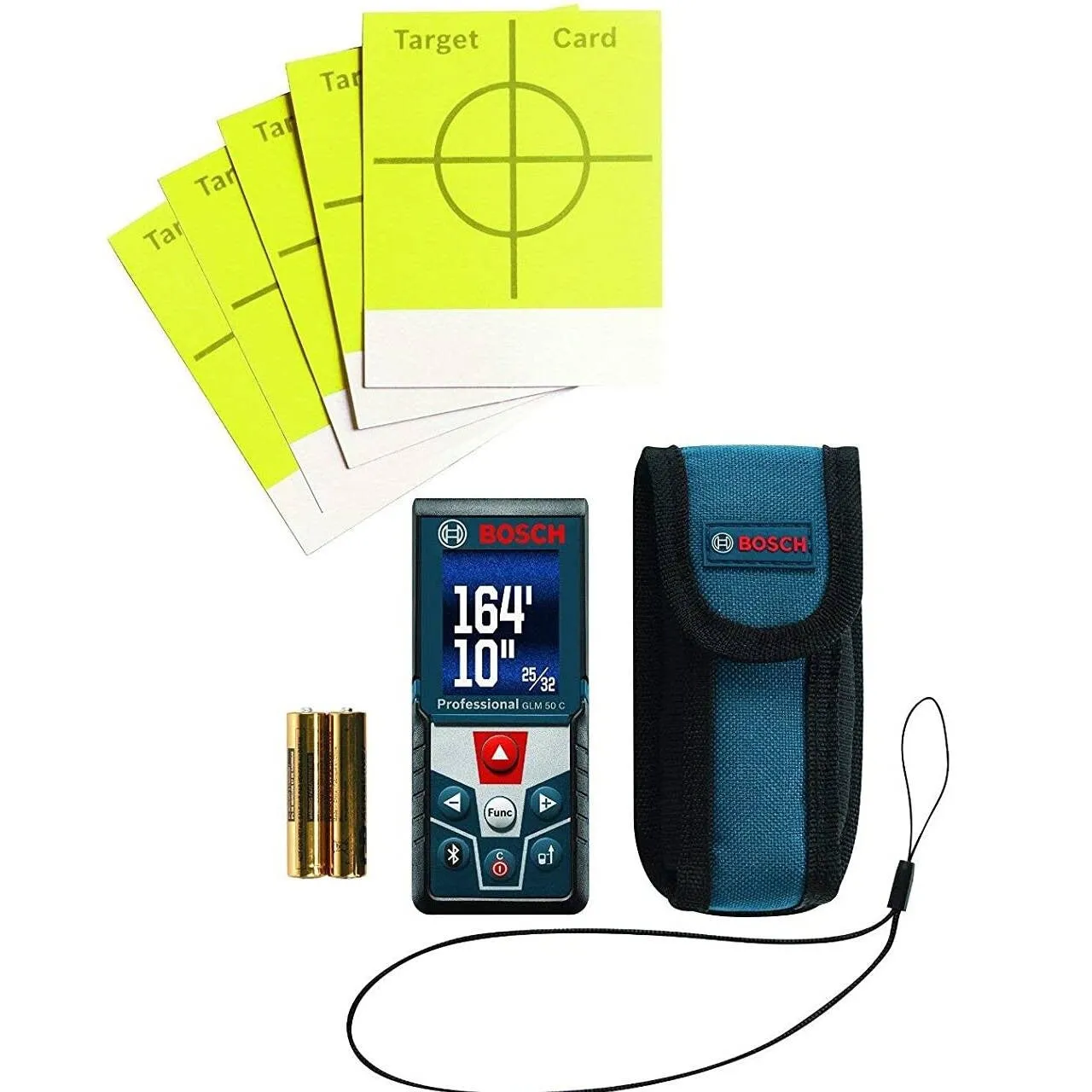 BOSCH GLM50C Bluetooth Laser Measure w/ Color Display & Inclinometer 165' - GLM50C