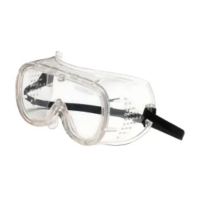 Bouton Optical 248-4400-400 Direct Vent Goggle with Clear Body, Clear Lens and Anti-Scratch / Anti-Fog Coating