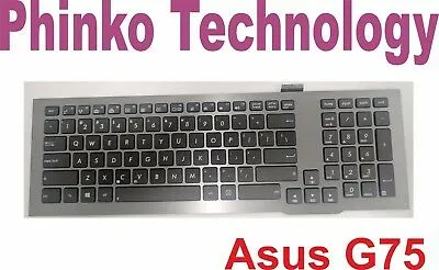 *Brand New* Keyboard for Asus G75 G75V G75VW 0KNB0-9414UI00 With Frame   Backlit