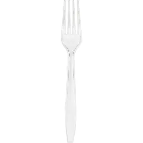 Bulk Clear Plastic Forks (288 per Case)