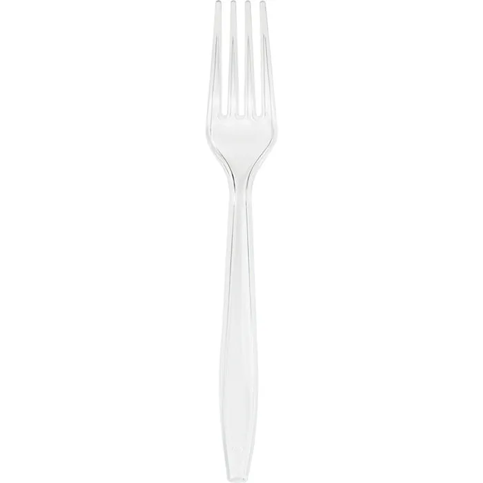 Bulk Clear Plastic Forks (288 per Case)