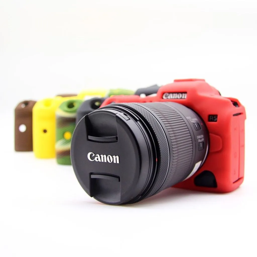 Canon EOS R5 silicone case - Red