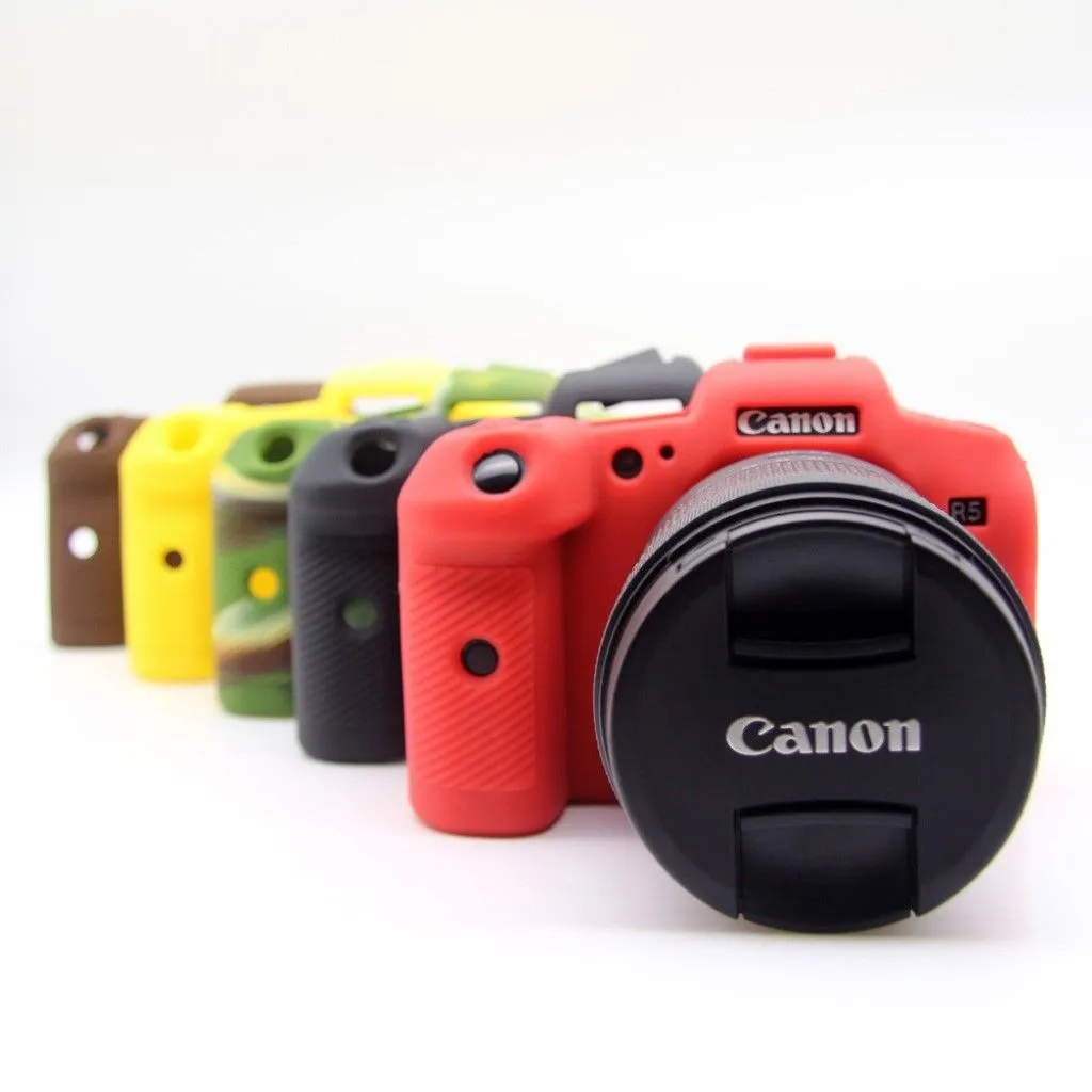 Canon EOS R5 silicone case - Red