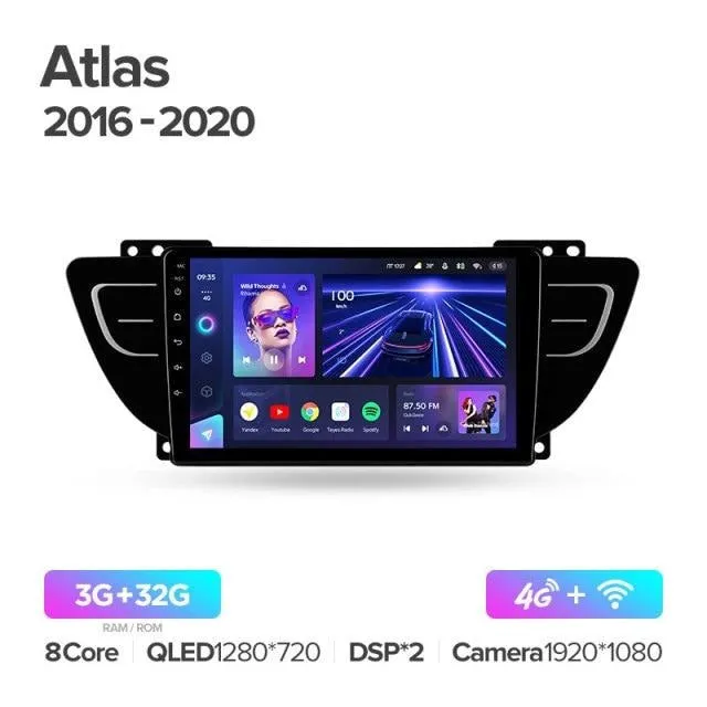 Car Dealz Elite 4G Data Model 10.2" Android 12.0 For Geely Atlas NL-3 2016 - 2020 In Dash Plus OEM Fascia