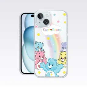 Care Bear Rainbow-Bears with Rainbow Clear Silicon Cover