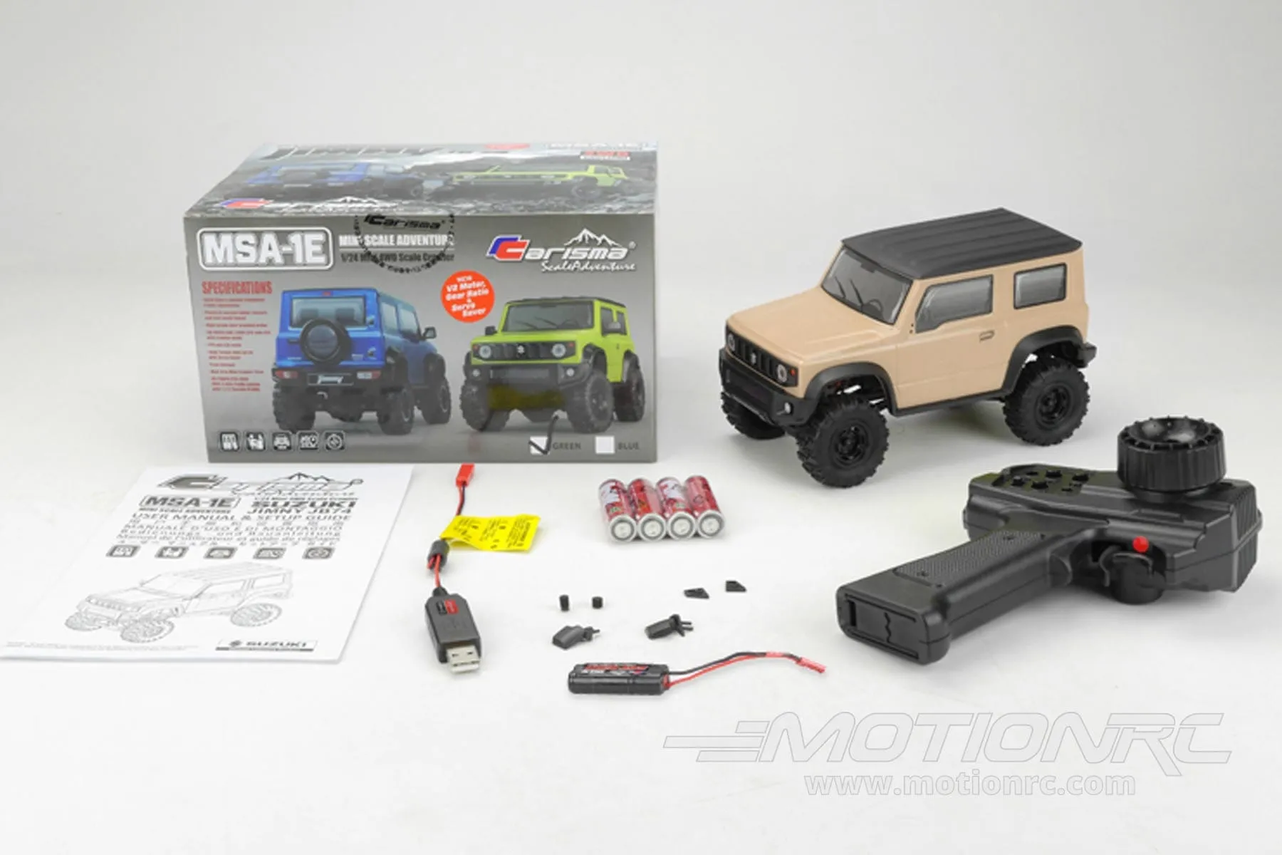 Carisma MSA-1E Suzuki Jimny JB74 Ivory 1/24 Scale 4WD Crawler - RTR