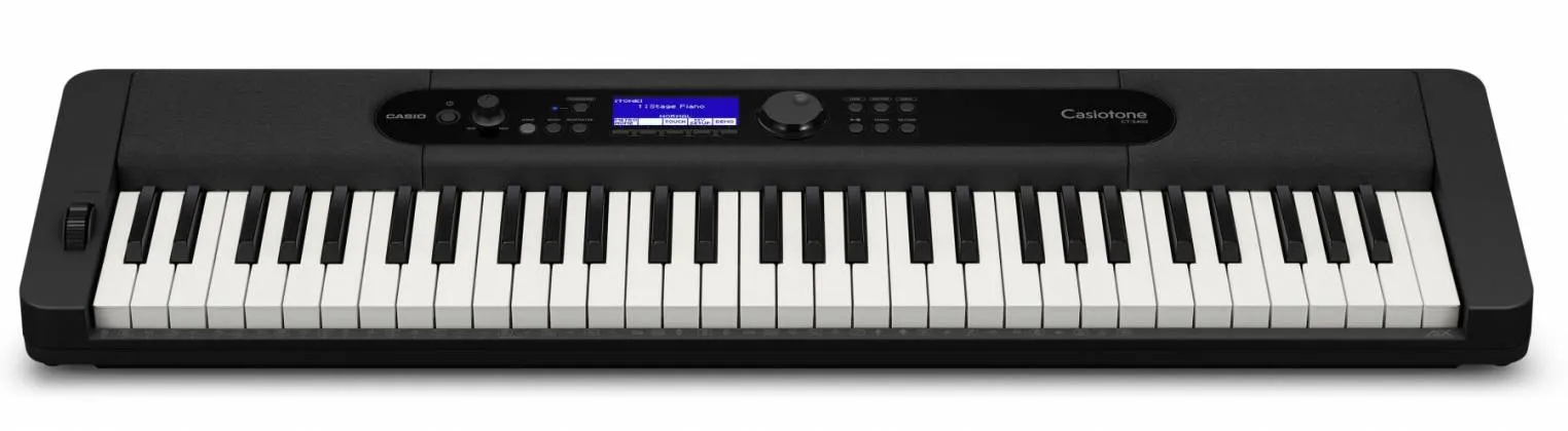 Casio CTS400 61-Key Ultra-Portable Arranger Keyboard (Black)