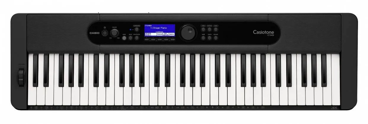 Casio CTS400 61-Key Ultra-Portable Arranger Keyboard (Black)