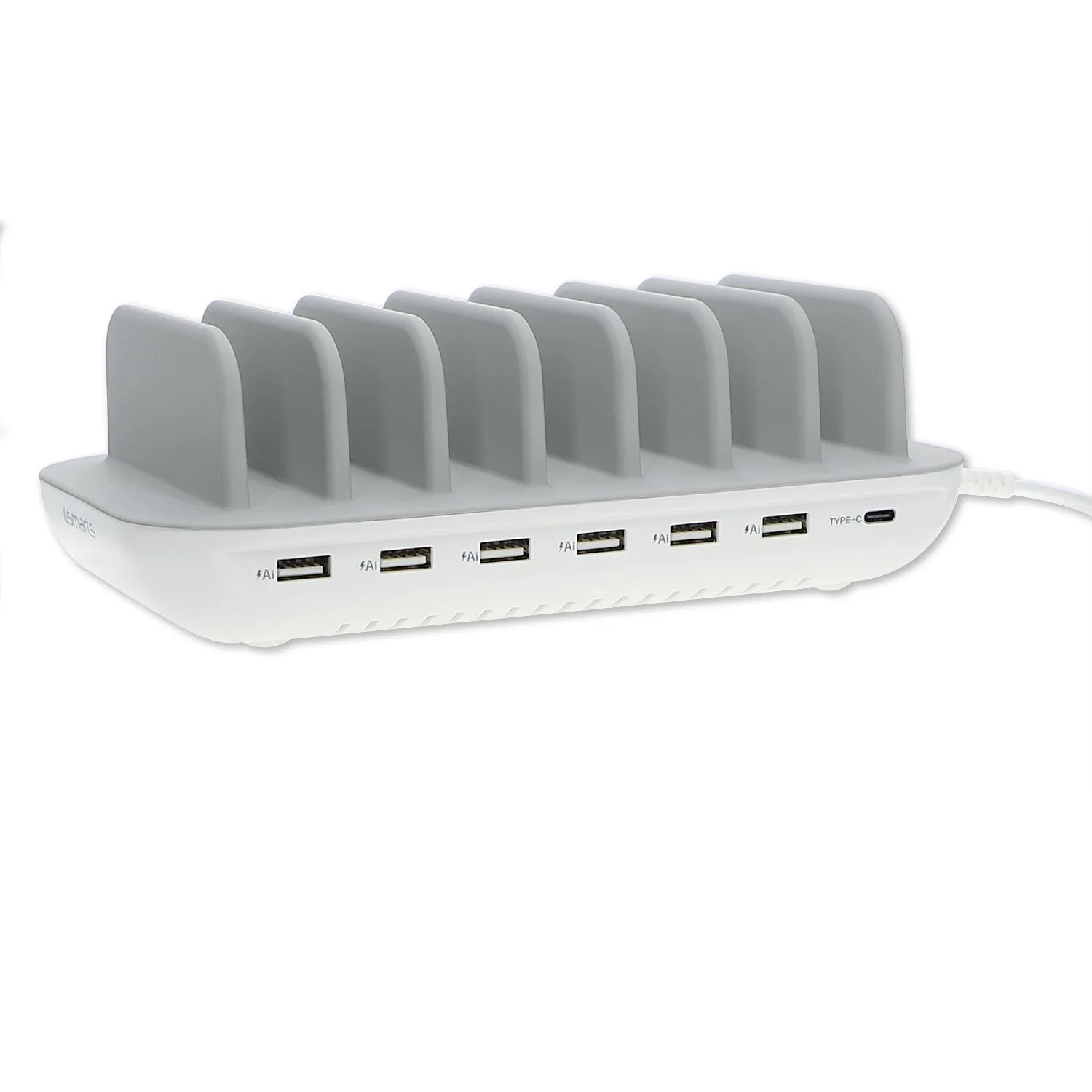 Charging Station Office 7 devices USB Ports Charger 60W White