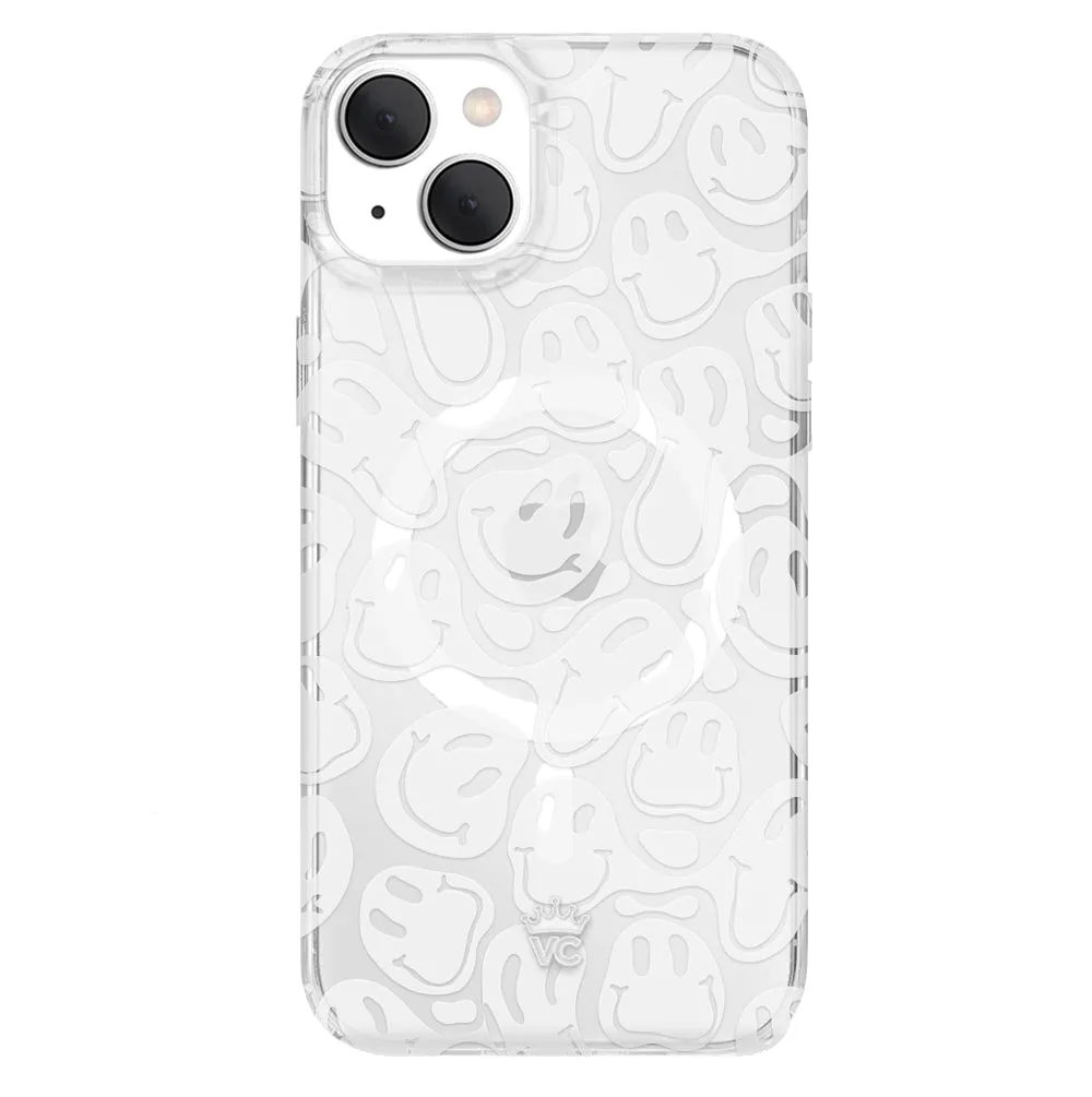 Clear Frosted Smiley iPhone Case