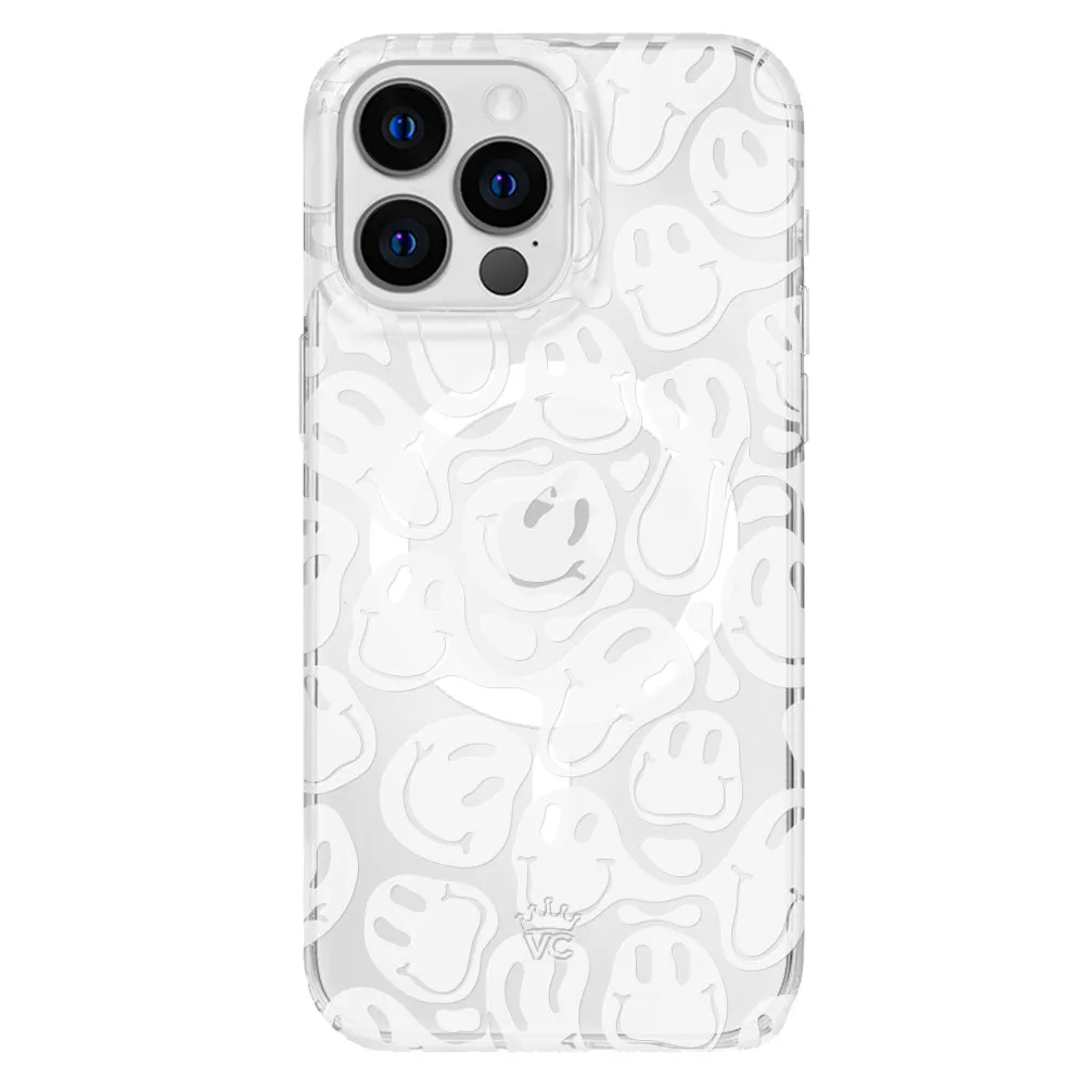 Clear Frosted Smiley iPhone Case