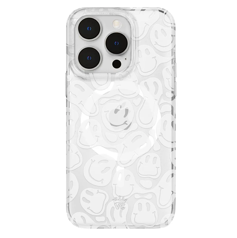 Clear Frosted Smiley iPhone Case