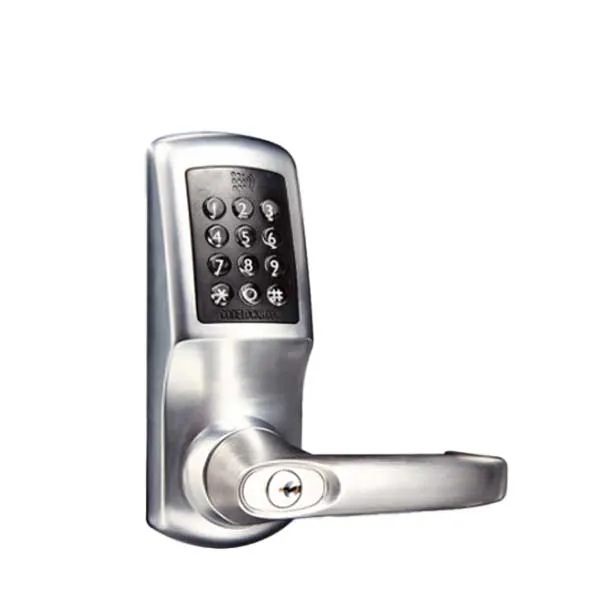 CodeLocks - CL5510 - Electronic Smart Lock - Medium Duty - 2 3/4" Tubular Latch Bolt - Passage Mode - MIFARE - Bluetooth - Brushed Steel - Grade 2