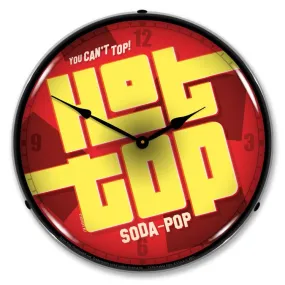 Collectable Sign and Clock - Hot Top Soda Clock