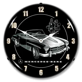 Collectable Sign and Clock - Mercedes Clock