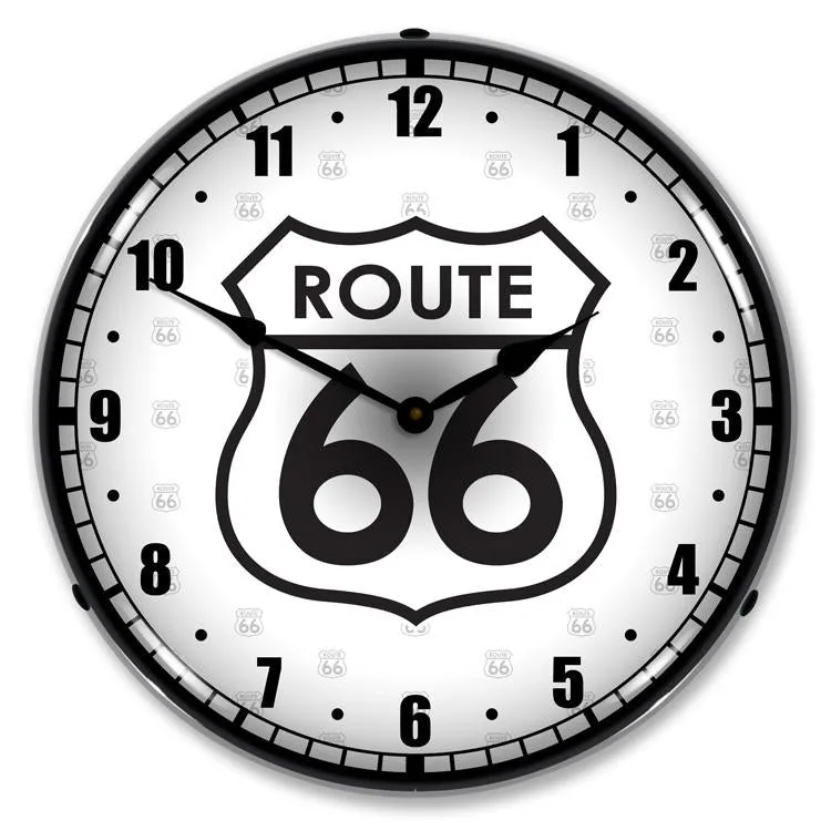 Collectable Sign and Clock - Route 66 Clock