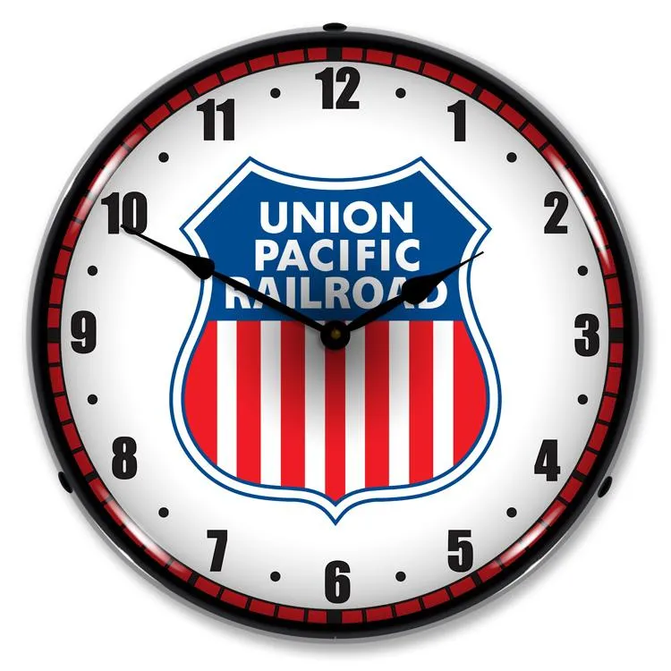 Collectable Sign and Clock - Union Pacific Railroad Clock