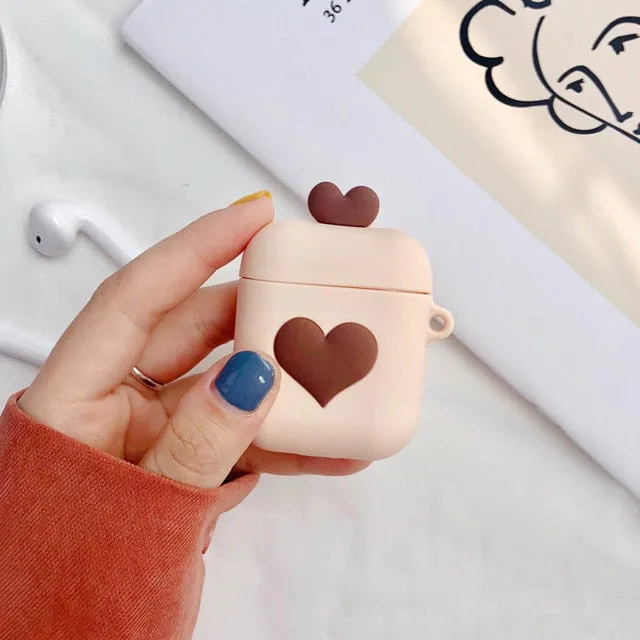 Cute Cartoon Wireless Earphone Case For Apple AirPods 2 Silicone Charging Headphones Case for Airpods Protective Cover