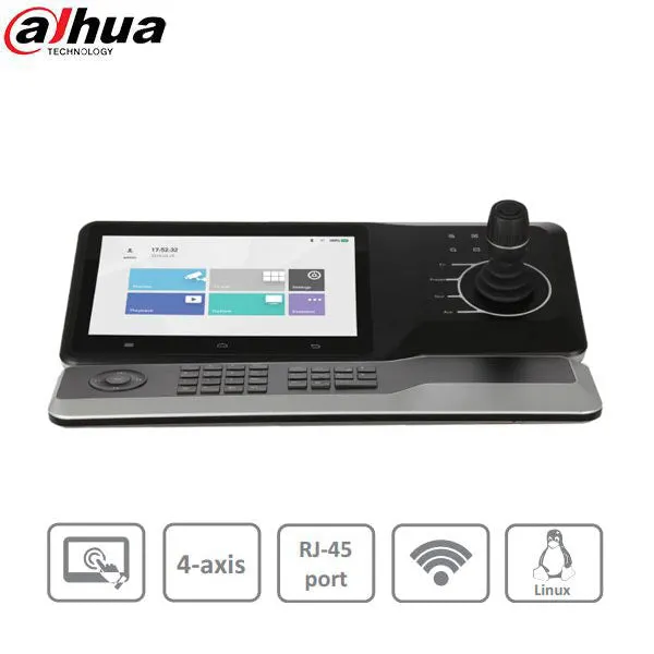 Dahua / HD Network Control Keyboard / Three-Dimensional Joystick / Wi-Fi / 12VDC / DH-NKB5000-F