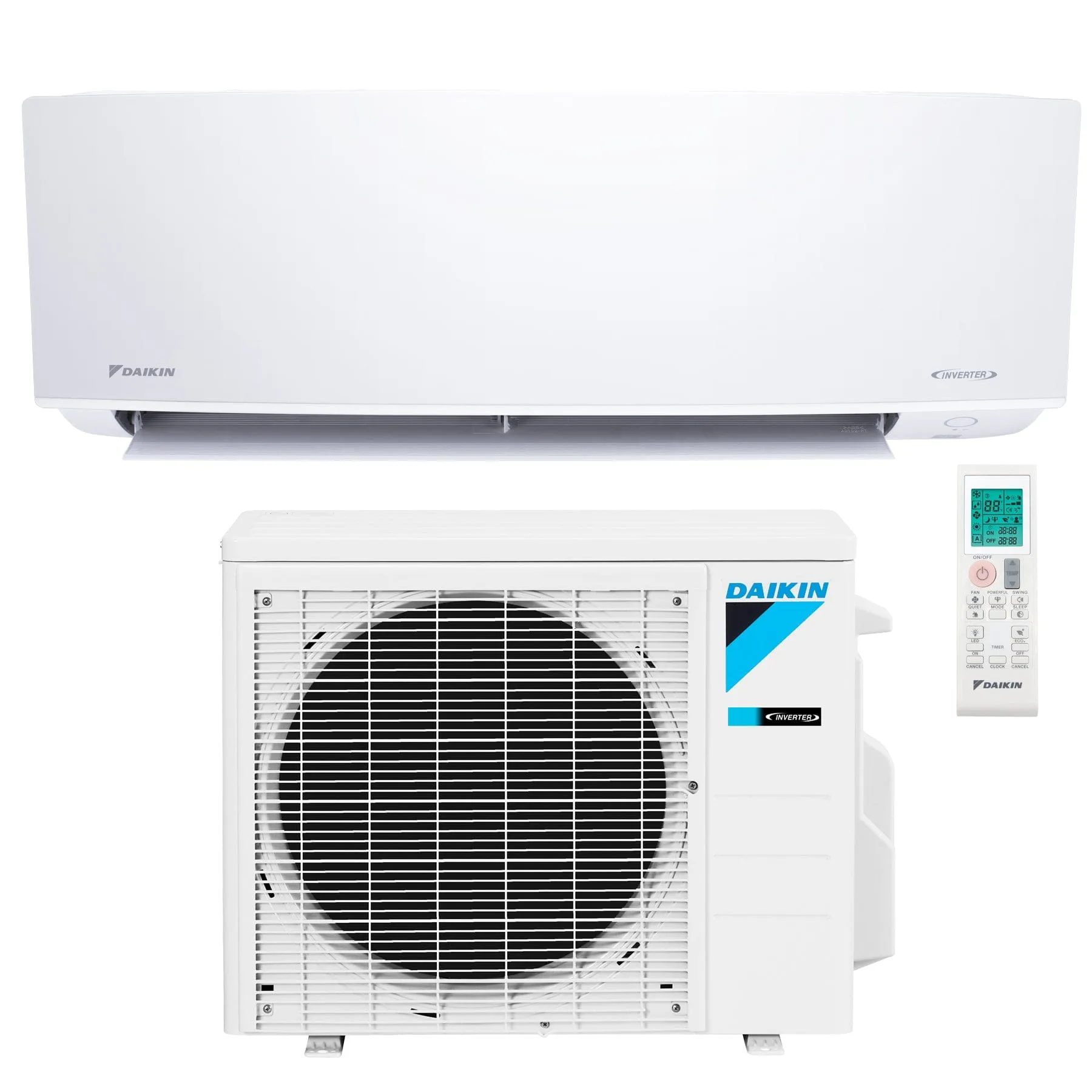 Daikin 18000 Btu 20 SEER2 Ductless Mini-Split Wall Mount Heat Pump Air Conditioner