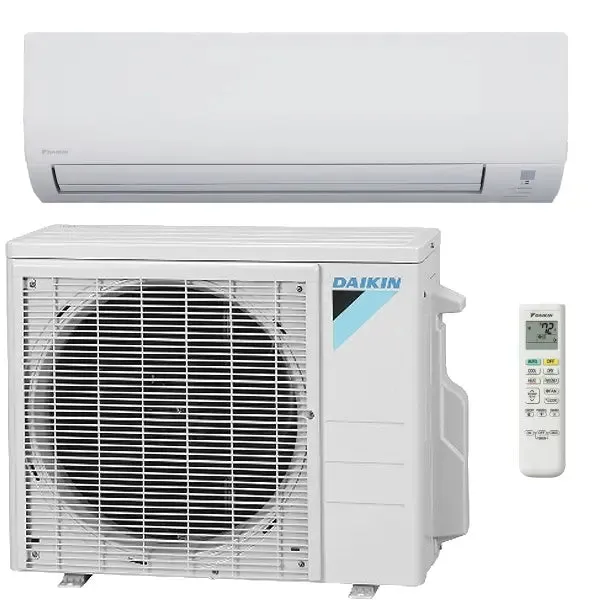 Daikin 18,000 BTU 20 SEER2 Oterra Series Wall Mounted Ductless Mini Split Heat Pump System