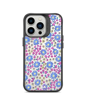 DailyObjects Glittering Daisy Black Hybrid Clear Case Cover For iPhone 13 Pro Max