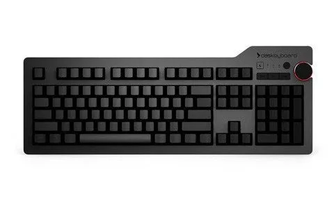 Das Keyboard 4 Ultimate, Us Layout, Mx-Blue - Black