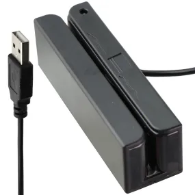 DEFTUN MSR90 USB Swipe Magnetic Credit Card Reader - Black