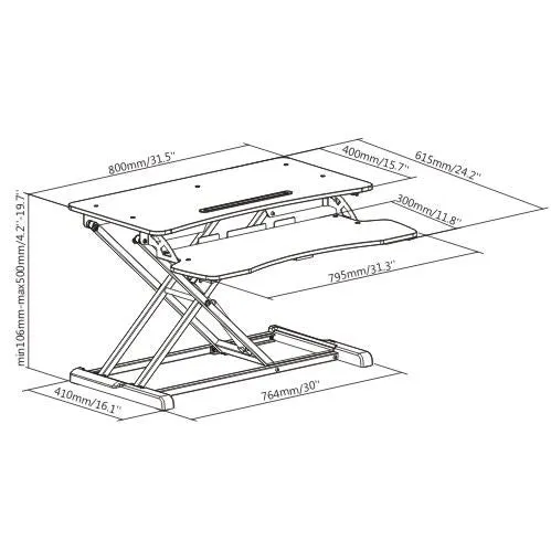 Desk Riser 32X