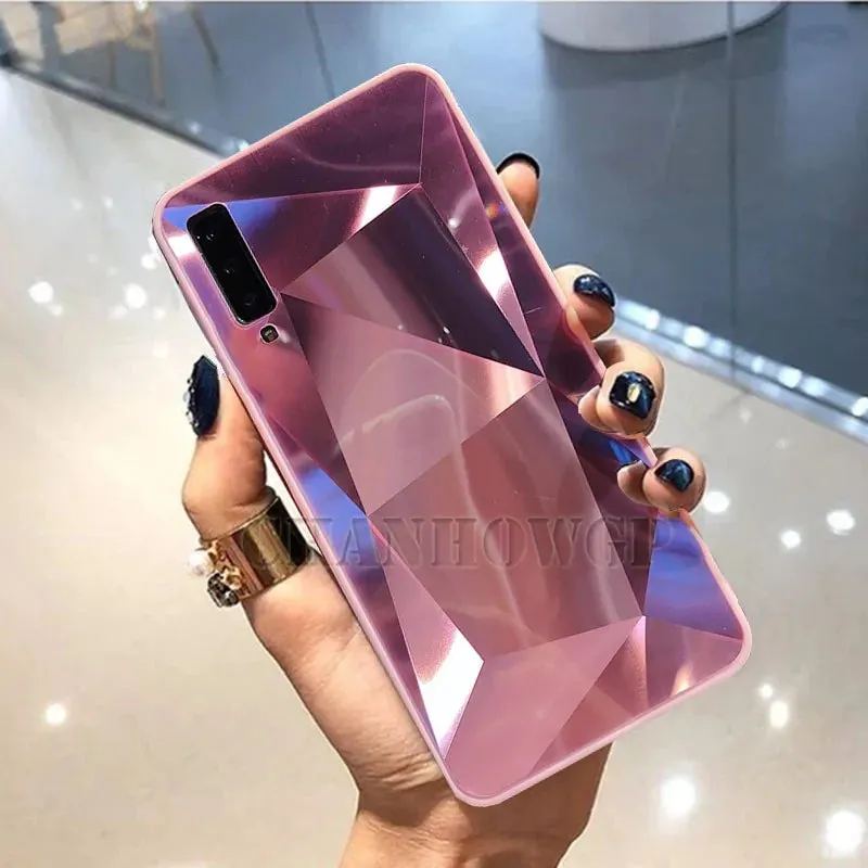 Diamond Mirror Case For Samsung J Series